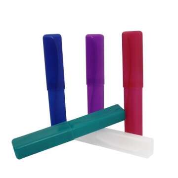 Paris Presents Mon Image Translucent Toothbrush Holder - Stylish & Eco-Friendly Travel Accessory