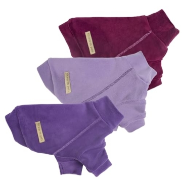 Cozy Fitwarm 3 Pack Fleece Dog Sweaters for Small Dogs