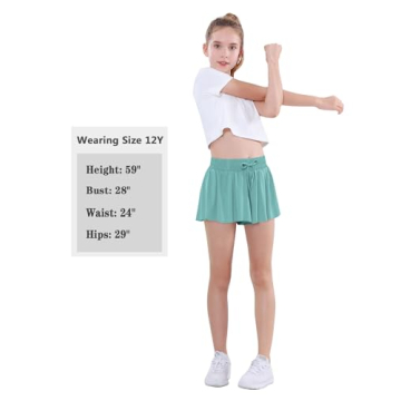 Buy EXARUS Girls Butterfly Shorts for Activewear Fun
