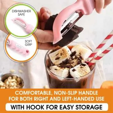 Spring Chef Premium Swivel Vegetable Peeler for Effortless Peeling