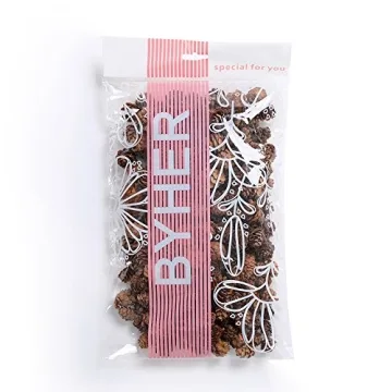 BYHER Mini Pinecones Bulk Craft Supply - 110 Natural Pine Cones