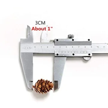 BYHER Mini Pinecones Bulk Craft Supply - 110 Natural Pine Cones