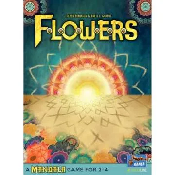 Lookout Games Flowers: A Mandala Game - Colorful Strategy Board Game, Tile Placement Game for Kids &...