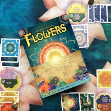 Lookout Games Flowers Mandala Game for All Ages