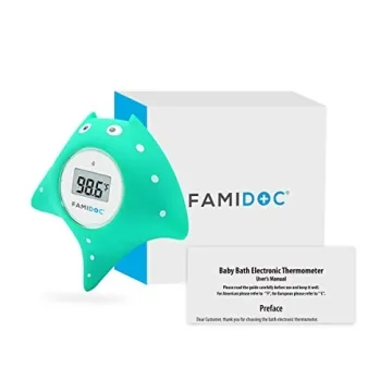 Famidoc Baby Bath Thermometer - Safe Floating Toy