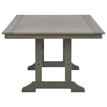 Visola Dining Table: Stylish Gray Outdoor Furniture