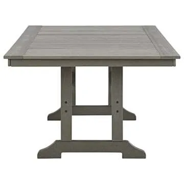 Visola Dining Table: Stylish Gray Outdoor Furniture