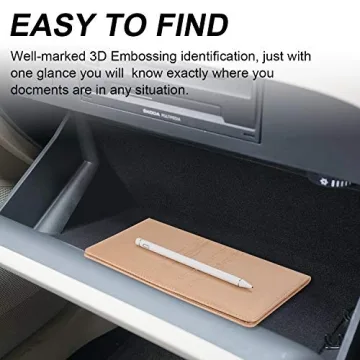 Cacturism Car Registration Holder with Magnetic Shut