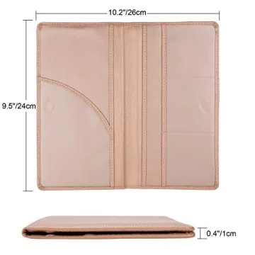 Cacturism Car Registration Holder with Magnetic Shut