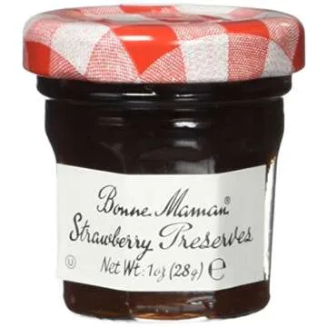Bonne Maman Strawberry Preserves, 1 Ounce Jars (Pack of 15)