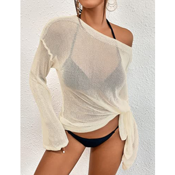 Bsubseach Crochet Cover Up Dress for Women Beach Style