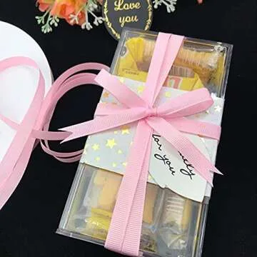 LIUYAXI 1" X 50 Yards Solid Pink Grosgrain Ribbon, Perfect for Crafts, Wedding Decor, DIY Hair Accessories, Sewing, Gift Package Wrapping and More