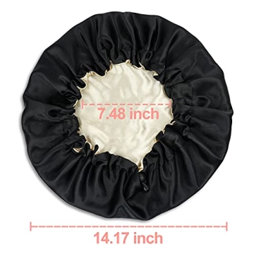 CHORHA Adjustable Satin Sleep Cap for Luxurious Hair Care