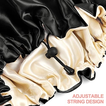 CHORHA Adjustable Satin Sleep Cap for Luxurious Hair Care
