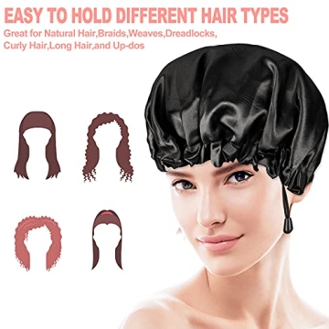 CHORHA Adjustable Satin Sleep Cap for Luxurious Hair Care