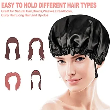 CHORHA Adjustable Satin Sleep Cap for Luxurious Hair Care