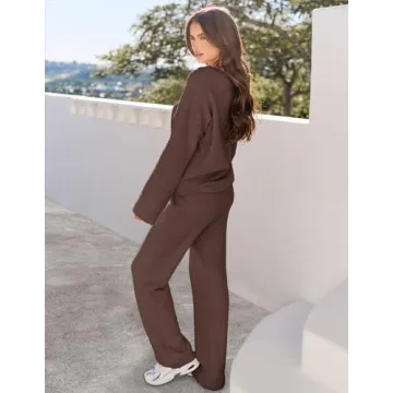 MEROKEETY Cozy Fuzzy Fleece Women’s Pajama Set for Comfort