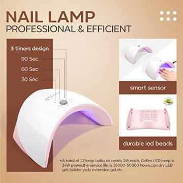 Gellen Gel Nail Polish Kit - Salon Quality At Home