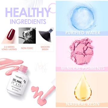 Gellen Gel Nail Polish Kit - Salon Quality At Home