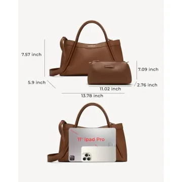 NEWBELLA Kelly Tote Bag - Stylish Vegan Leather Hobo