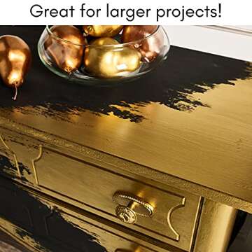 Plaid 50557E Flat Brush, (2-Piece), Gold Taklon