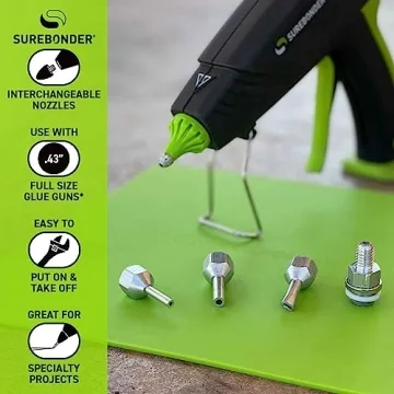 Surebonder Interchangeable Glue Gun Nozzles for Crafters
