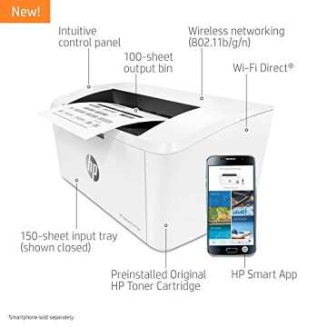HP Laserjet Pro M15w Compact Wireless Printer