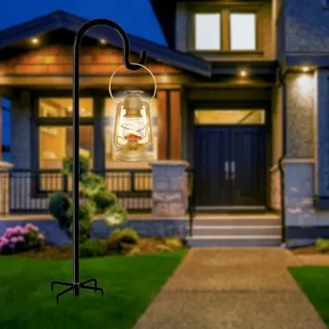 MAXZONE Heavy Duty Adjustable Garden Shepherd Hook