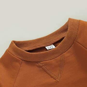 Unisex Baby Fall Bubble Romper for 6-12 Months