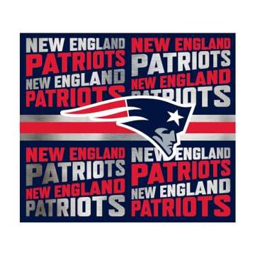 Rico Industries NFL Football New England Patriots 22oz Stainless Steel Tumbler with Lid - Great For Coffee, Tea, Water or Cocktails