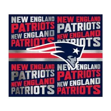 Rico Industries NFL Football New England Patriots 22oz Stainless Steel Tumbler with Lid - Great For Coffee, Tea, Water or Cocktails
