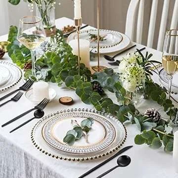 Matte Black Silverware Set, VANVRO 20-Piece Stainless Steel Flatware Set, Satin Finish tableware Cutlery Set, Service for 4, Home and Restaurant, Dishwasher Safe