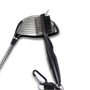 Aebor Golf Towel and Brush Tool Kit for Cleaning Clubs
