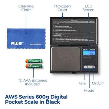 American Weigh Scales AWS-600 Digital Precision Scale
