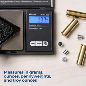 American Weigh Scales AWS-600 Digital Precision Scale