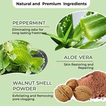 Armpit Detox Scrub with Peppermint & Aloe for Fresh Skin