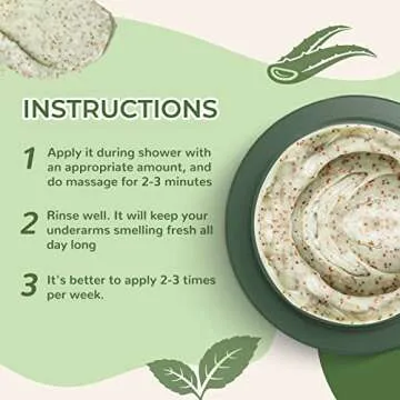 Armpit Detox Scrub with Peppermint & Aloe for Fresh Skin