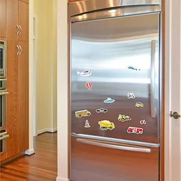 Magnetic Portable Playboard with 39 Vehicle Magnets