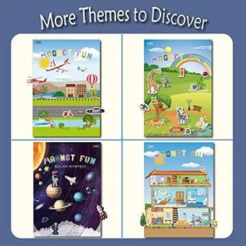 Magnetic Portable Playboard with 39 Vehicle Magnets