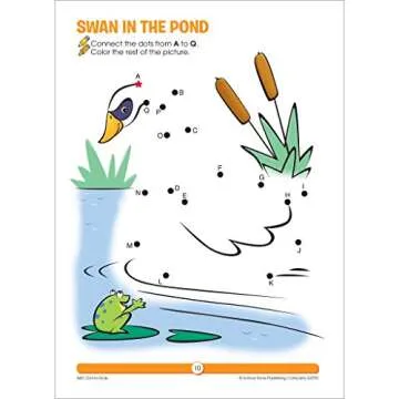 School Zone ABC Dot-to-Dots Workbook: Preschool, Kindergarten, Connect the Dots, Alphabet, Letter Puzzles, Creative, and More (A Get Ready!™ Activity Book Series)