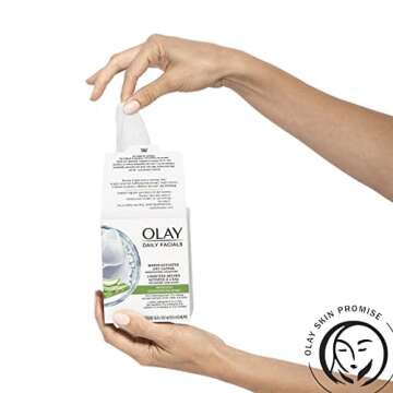 Olay 4-in-1 Sensitive Daily Facial Cloths: Gentle Cleansing and Hydration in One