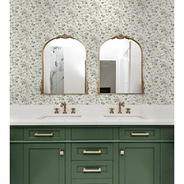Stylish Peel and Stick Wallpaper - Whimsical Floral Design