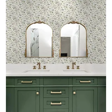 Stylish Peel and Stick Wallpaper - Whimsical Floral Design