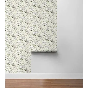 Stylish Peel and Stick Wallpaper - Whimsical Floral Design