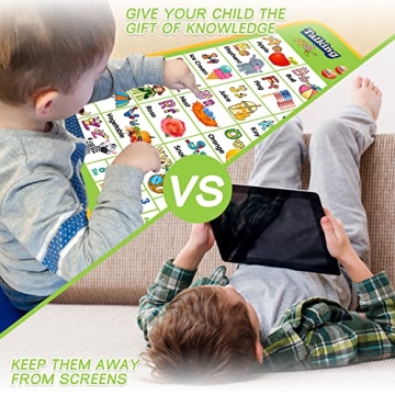 Interactive ABC 123 Learning Poster for Toddlers 1-6