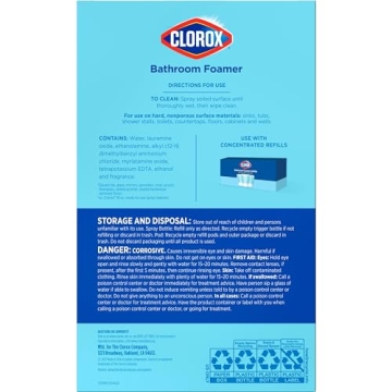 Clorox Bathroom Foamer Cleaner Kit - Sustainable and Effective