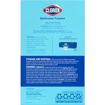 Clorox Bathroom Foamer Cleaner Kit - Sustainable and Effective