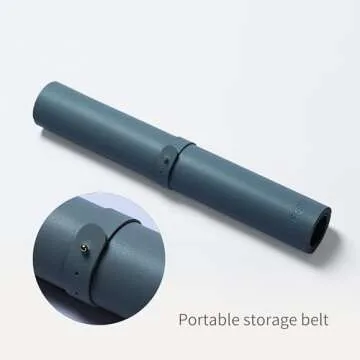 RENMTURE Faux Leather Desk Mat Double-Sided Design 32x16