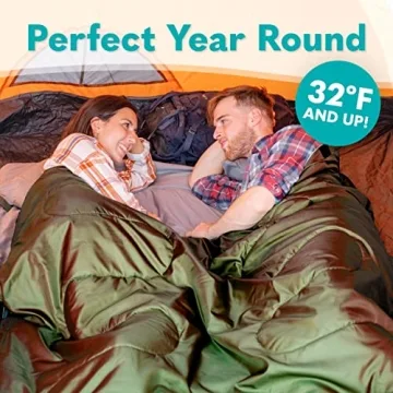 Sleepingo Double Sleeping Bag for Camping and Hiking