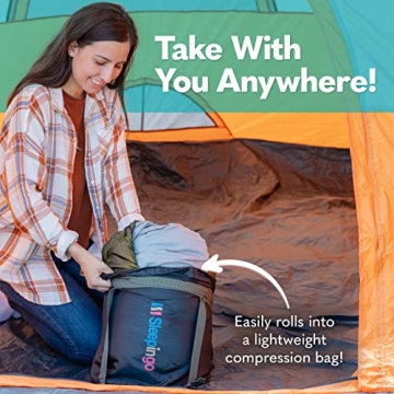 Sleepingo Double Sleeping Bag for Camping and Hiking